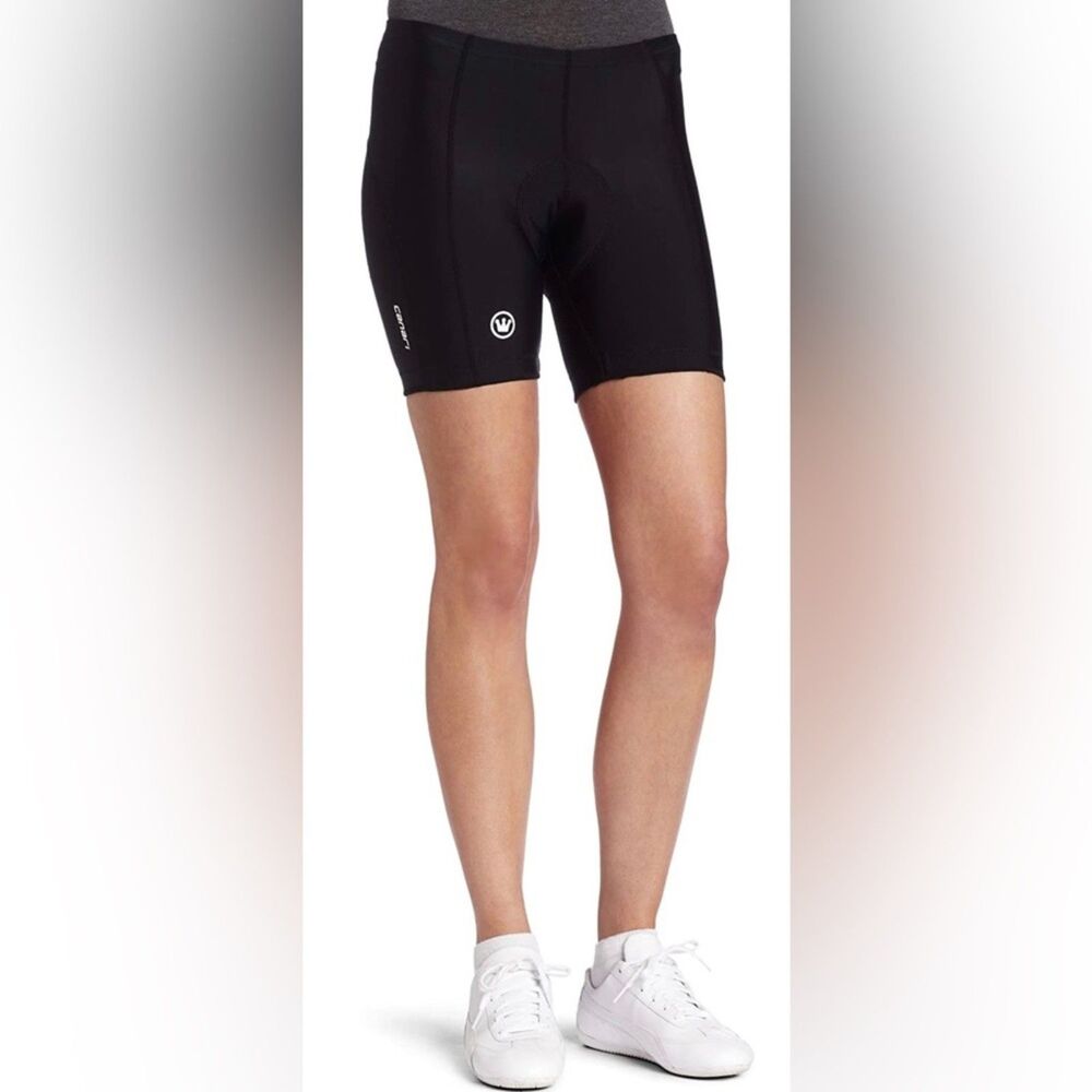 Canari Cyclewear Women's Padded Black Cycling Short Size L